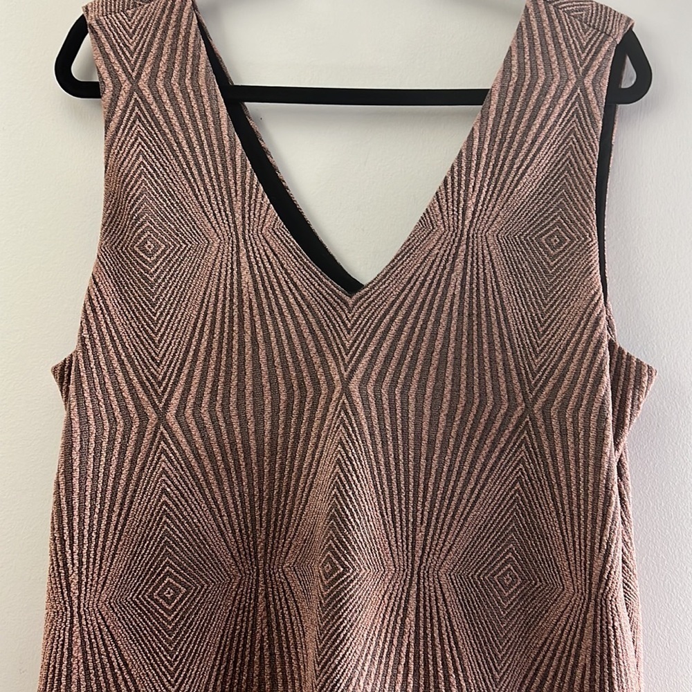 Tart Rebecca Dress In Metallic Diamond.